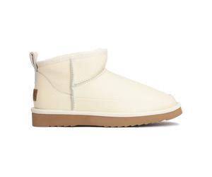 Kazar - Bottes de neige en cuir de grain pour dames - Femme - Chaussures - Beige - Taille: 36 EU