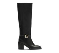 Kazar - Bottes en cuir à talons larges - Femme - Chaussures - Noir - Taille: 36 EU