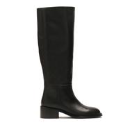 Kazar - Bottes en cuir avec une tige slip-on - Femme - Chaussures - Noir - Taille: 36 EU