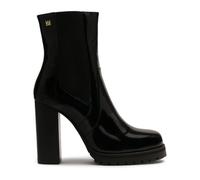 Kazar - Bottes hautes laquées avec fermeture éclair - Femme - Chaussures - Noir - Taille: 36 EU