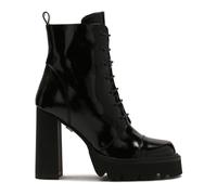 Kazar - Bottes laquées à talon haut et semelle crantée - Femme - Chaussures - Noir - Taille: 39 EU
