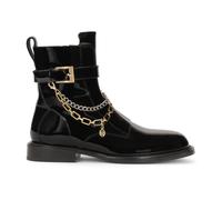 Kazar - Bottes laquées décorées de chaînes - Femme - Chaussures - Noir - Taille: 36 EU