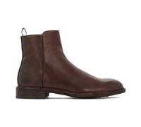 Kazar - Bottes marron à fermeture éclair et semelle en cuir - Homme - Chaussures - Brun - Taille: 45 EU