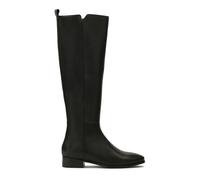 Kazar - Bottes noires en cuir avec une découpe sur le dessus - Femme - Chaussures - Noir - Taille: 39 EU