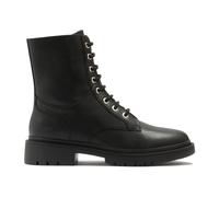 Kazar - Bottes noires plates et chaudes avec fermeture éclair et lacets.Ce produit taille petit. - Femme - Chaussures - Noir - Taille: 39 EU