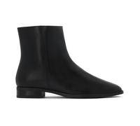 Kazar - Bottes plates en cuir avec fermeture éclair - Femme - Chaussures - Noir - Taille: 37 EU