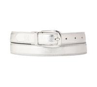 Kazar - Bracelet double face argent et noir - Femme - Accessoires - Gris - Taille: 100 CM
