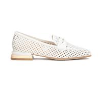 Kazar - Chaussures légères à talons bas et ajourées pour dames - Femme - Chaussures - Blanc - Taille: 40 EU
