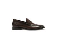 Kazar - Élégants mocassins en cuir marron - Homme - Chaussures - Brun - Taille: 44 EU