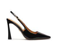 Kazar - Escarpins sans talon laqués - Femme - Chaussures - Noir - Taille: 37 EU