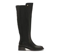 Kazar, Femme, Chaussures, Noir, Taille: 39 EU Bottes en cuir avec empeigne slip-on froissée