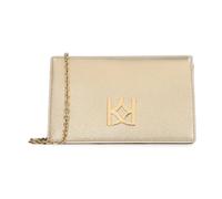 Kazar, Femme, Sacs, Jaune, Taille: ONE Size Petit sac doré sur une chaîne avec un grand monogramme
