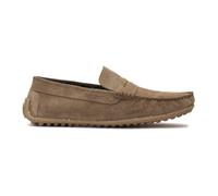Kazar - Mocassins en daim avec surpiqûres en U.Ce produit taille grand. - Homme - Chaussures - Beige - Taille: 43 EU