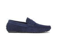 Kazar - Mocassins en daim bleu marine sur une semelle crantée - Homme - Chaussures - Bleu - Taille: 42 EU