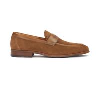 Kazar - Mocassins marron en daim avec perforations - Homme - Chaussures - Brun - Taille: 44 EU