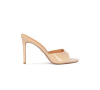 Kazar - Mules à talons hauts en cuir verni.Ce produit taille petit. - Femme - Chaussures - Beige - Taille: 35 EU