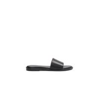 Kazar - Mules classiques noires sur une semelle plate - Femme - Chaussures - Noir - Taille: 37 EU
