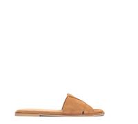 Kazar - Mules confortables en daim marron - Femme - Chaussures - Brun - Taille: 36 EU