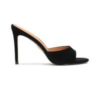Kazar - Mules noires en daim sur un talon élégant.Ce produit taille petit. - Femme - Chaussures - Noir - Taille: 41 EU