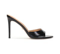 Kazar - Mules noires sur un talon en cuir embossé.Ce produit taille petit. - Femme - Chaussures - Noir - Taille: 35 EU