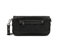 Kazar - Petit sac postal en textile avec monogrammes - Femme - Sacs - Noir - Taille: ONE Size