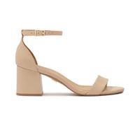 Kazar - Sandales beige à talon bas - Femme - Chaussures - Beige - Taille: 39 EU