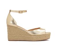Kazar - Sandales dorées sur ancre couvertes de corde en jute - Femme - Chaussures - Jaune - Taille: 39 EU