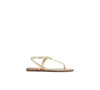 Kazar - Sandales plates en cuir - Femme - Chaussures - Beige - Taille: 39 EU