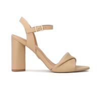 Kazar - Sandales post en cuir beige - Femme - Chaussures - Beige - Taille: 37 EU