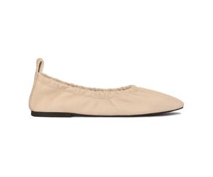 Kazar Studio - Ballerines beige en cuir avec élastique sur le dessus - Femme - Chaussures - Beige - Taille: 37 EU