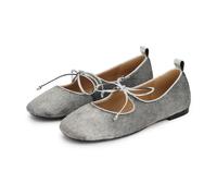 Kazar Studio - Ballerines KS Avril - Femme - Chaussures - Gris - Taille: 35 EU