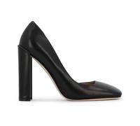 Kazar Studio - Escarpins noirs en cuir sur un poteau géométrique - Femme - Chaussures - Noir - Taille: 39 EU