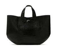 Kazar Studio - Grand sac fourre-tout en cuir - Femme - Sacs - Noir - Taille: ONE Size