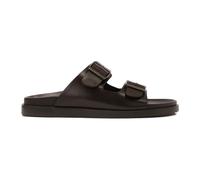 Kazar - Tongs en cuir marron - Homme - Chaussures - Brun - Taille: 42 EU