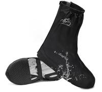 KAZATE Couvre Chaussure Impermeable, Surchaussures Impermeables Cyclisme, Protege Chaussure Moto Réutilisables, Surchaussures Étanches Pluie Neige Boue avec Bande Réfléchissante (43-46)