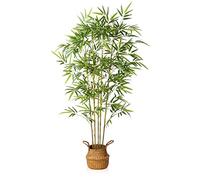 Kazeila Arbre Artificiel 160cm Bambou Artificiel Grande Plante Artificielle Decoration pour Interieur et Exterieur Maison Bureau Hôtel(1Pack)