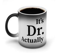 KazeRyu Tasse À Café En Céramique «Dr. Actually» - Cadeau De Fin D'études For Les Nouveaux Médecins Et Les Titulaires D'un Doctorat(Magic)