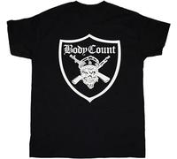 KAZHILAN Body Count Black Unisex 100% Cotton Short-Sleeve T-Shirts XXL