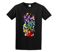 KAZHILAN Custom Homestuck Retro and Unisex 100% Cotton Short-Sleeve T-Shirts Black M