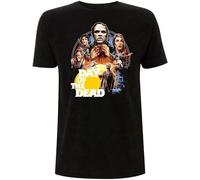 KAZHILAN Day of The Dead Movie T Shirt 80S Horror Film Zombies George A Romero Unisex 100% Cotton Short-Sleeve T-Shirts Black XL