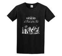 KAZHILAN Genesis A Trick of The Tailband Album Cover Art O-Neck 100% Cotton Short Sleeve Unisex T-Shirt S