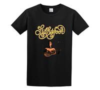 KAZHILAN Gordon Lightfoot Did She Mention My Name Back Here on Earth Unisex 100% Cotton Short-Sleeve T-Shirts Black S