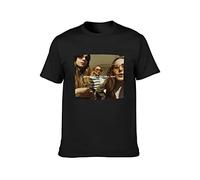KAZHILAN Haim Something to Tell You Unisex 100% Cotton Short-Sleeve T-Shirts Black XXXL