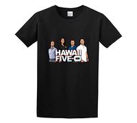 KAZHILAN Hawaii Five O 2010 Unisex 100% Cotton Short-Sleeve T-Shirts Black S