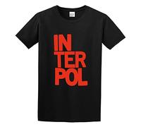 KAZHILAN Interpol Stacked Logo El Pintor Antics Turn Bright Lights Band O-Neck 100% Cotton Short Sleeve Unisex T-Shirt XXL