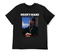 KAZHILAN ISACY KIBER Marky Mark and The Funky Bunch Unisex 100% Cotton Short-Sleeve T-Shirts Black XXL