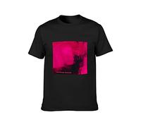 KAZHILAN My Bloody Valentine Loveless Vinyl CD Cover Unisex 100% Cotton Short-Sleeve T-Shirts Black S