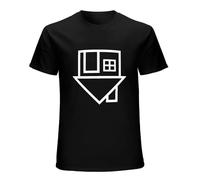 KAZHILAN NBHD The Neighbourhood Upside Down House Logo O-Neck 100% Cotton Short Sleeve Unisex T-Shirt M