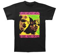 KAZHILAN Q:AER WE Not Man ? A:We are Devo ! O-Neck 100% Cotton Short Sleeve Unisex T-Shirt L