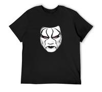 KAZHILAN Sting Face Retro Wrestling TV Show O-Neck 100% Cotton Short Sleeve Unisex T-Shirt XL